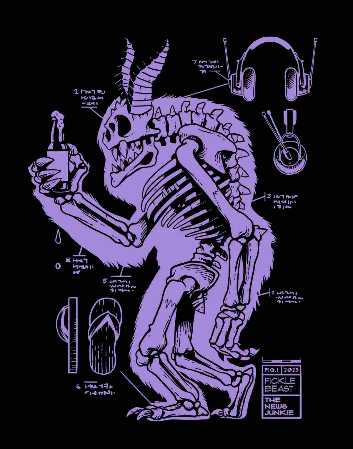Fickle Beast X-Ray (Hoodie)