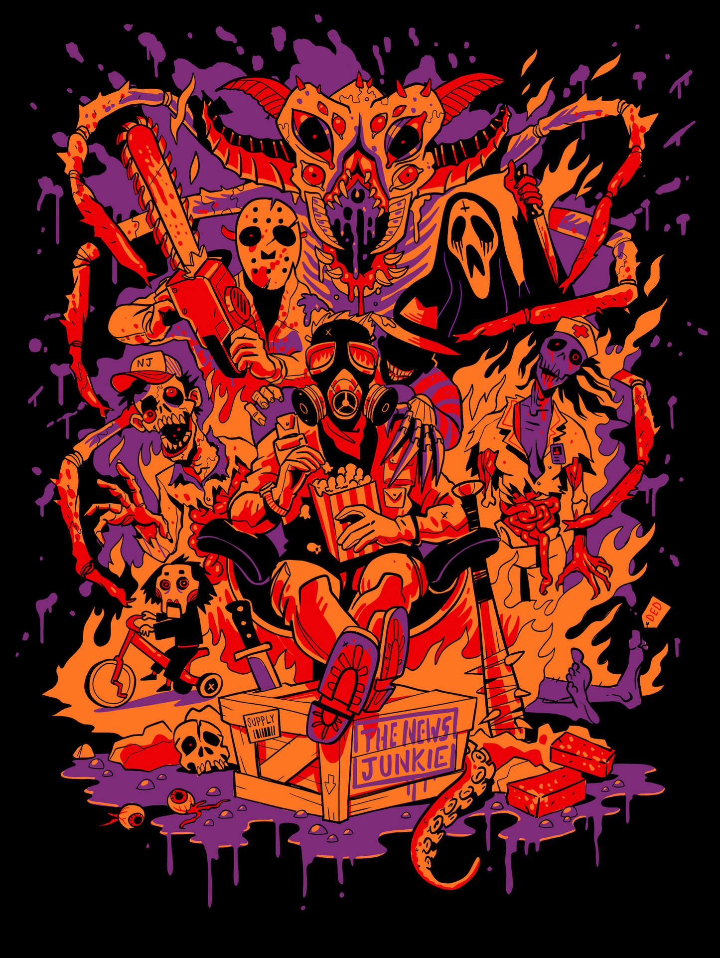 Watch It Burn: Nightmare Edition (Hoodie)