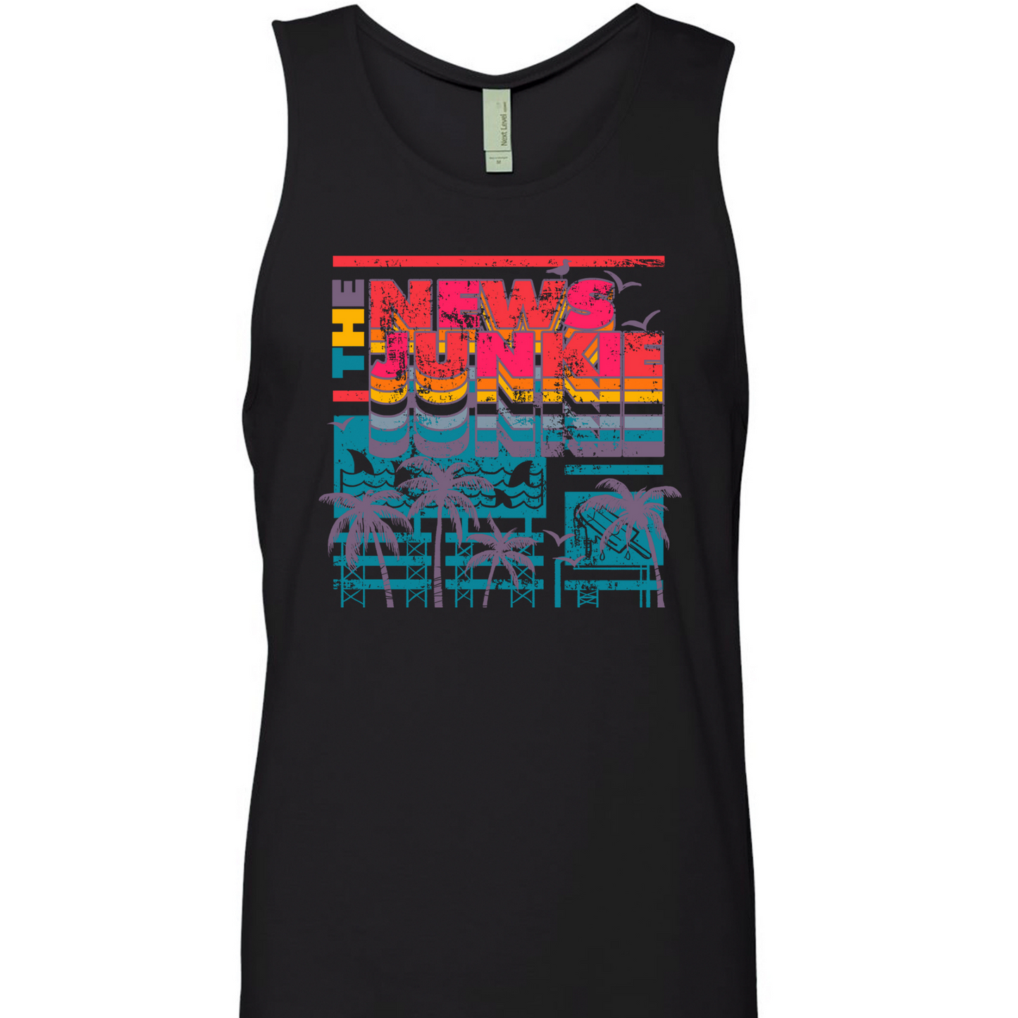 Summer Vibes (Black Tank Top)